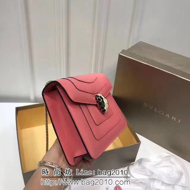 BVLGARI寶格麗 專櫃新款 蛇頭扣環 單層蛇頭包 鏈條單肩斜挎包 B283558 FYD1317